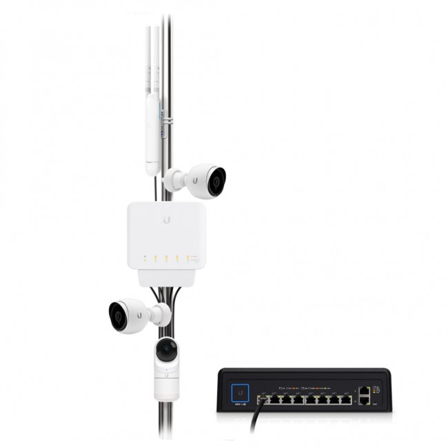 Ubiquiti UniFi Switch Flex (3-pack) Managed L2 Gigabit Ethernet (10/100/1000) Power over Ethernet (PoE) White Ubiquiti UniFi Switch Flex (3-pack) Managed L2 Gigabit Ethernet (10/100/1000) Power over Ethernet (PoE) White