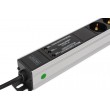 Digitus DN-95438 power distribution unit (PDU) 9 AC outlet(s) 1U Black, Silver Digitus DN-95438 power distribution unit (PDU) 9 AC outlet(s) 1U Black, Silver