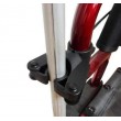 Holder for crutches wheelchair-mounted Holder for crutches wheelchair-mounted
