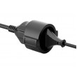 Equip 112183 power cable Black 10 m CEE7/7 CEE7/3