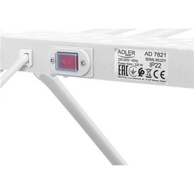 Adler AD 7821 Foldable electric clothes dryer