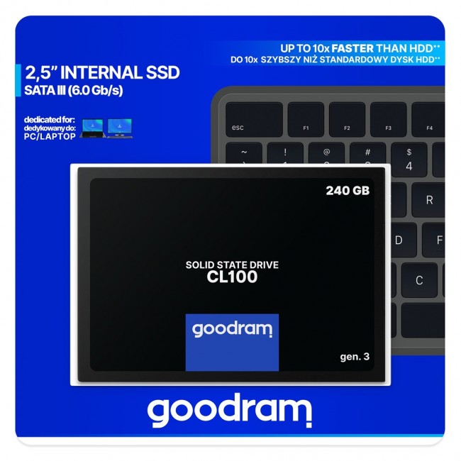 SSD GOODRAM CL100 Gen. 3 240GB SATA III 2,5