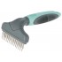 KERBL Double-row comb with rotating teeth for dog undercoat - 15x9 cm