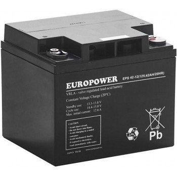 Akumulator AGM EUROPOWER serii EPS 12V 42Ah ( ywotno 8-12 lat)