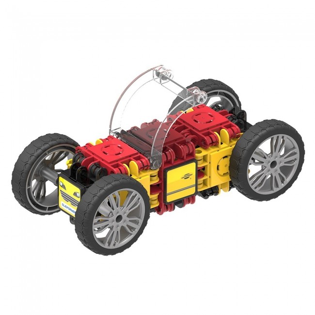 EDUCATIONAL AND CONSTRUCTION BLOCKS CLICS CLICFORMERS 803001 - SPEED WHEEL SET (10 IN 1) - 34 ELEMENTS