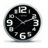 Esperanza EHC013K Wall Clock - Zurich - Black Quartz clock Oval Black, White
