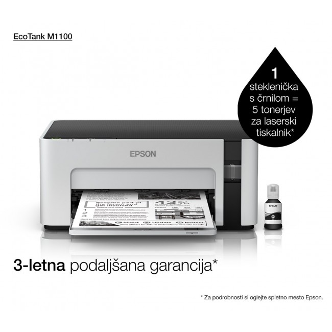 Epson EcoTank M1100 inkjet printer 1440 x 720 DPI A4 Epson EcoTank M1100 inkjet printer 1440 x 720 DPI A4