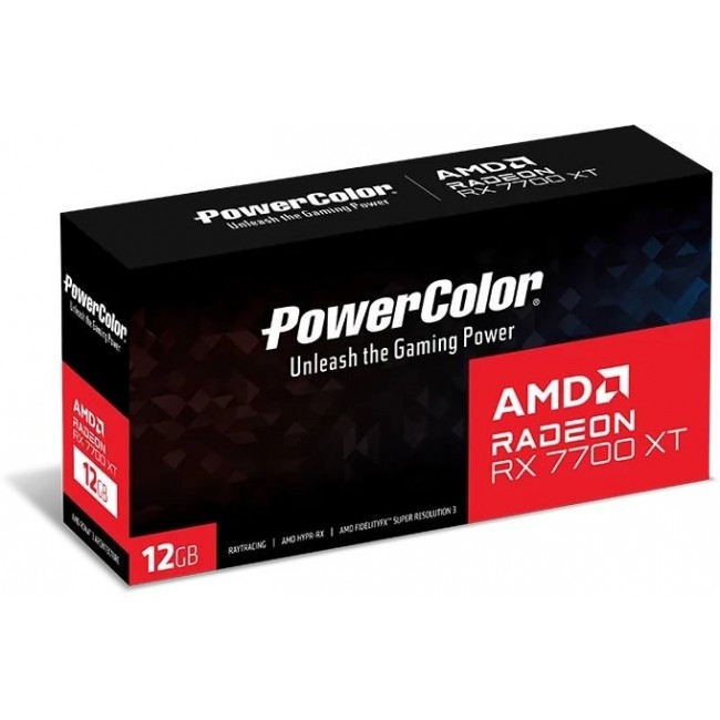 PowerColor RX 7700 XT 12G-P graphics card PowerColor RX 7700 XT 12G-P graphics card