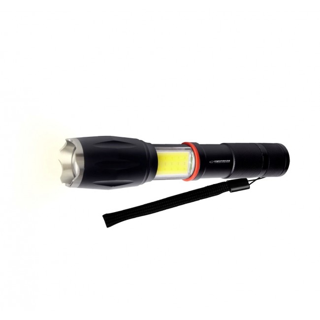 Esperanza Dione Black Hand flashlight LED