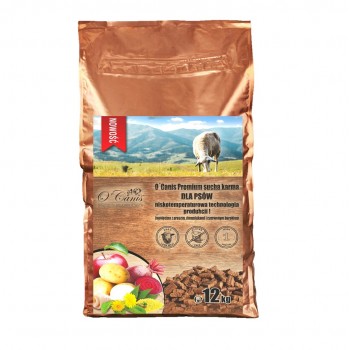 O'CANIS Premium Lamb with millet, potatoes, and red beetroot - dry dog food - 12kg