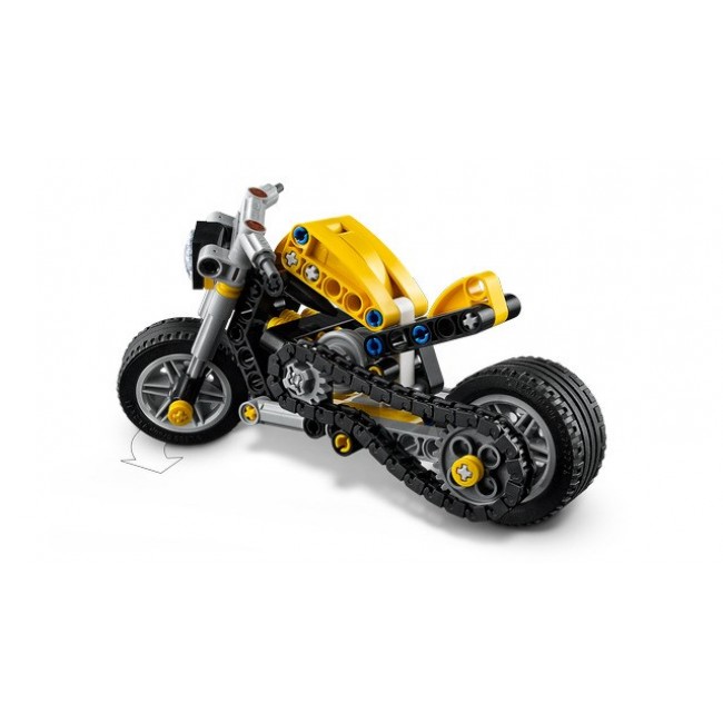 LEGO TECHNIC 42225 Yellow Motorcycle