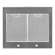 Akpo WK-4 Feniks Slim 60 INOX ECO Wall-mounted Stainless steel