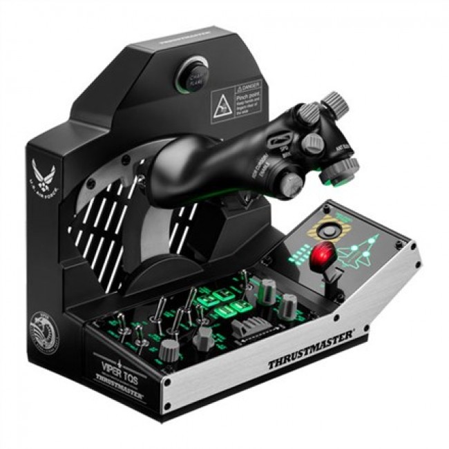 Thrustmaster VIPER TQS MISSION PACK Black USB Joystick + engine control lever PC