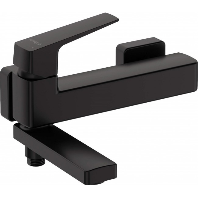 Wall-mounted bathtub mixer - with folding spout