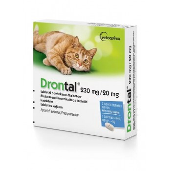 VETOQUINOL Drontal - worming tablets for cats