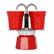 Bialetti Mini Express coffee machine red 2tz + 2 cups