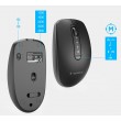 Gembird KBS-WPS-02 Dual-mode slim wireless desktop set, 2.4G+BT, US layout