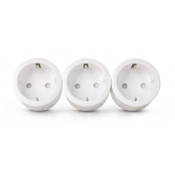 Entac Remote Controlled Socket, Set of 3 Sockets with RC