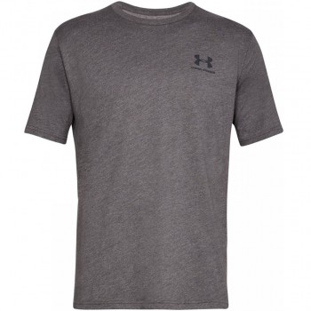 Under Armour Sportstyle Left Chest SS Men's T-Shirt Dark Grey 1326799 019 S