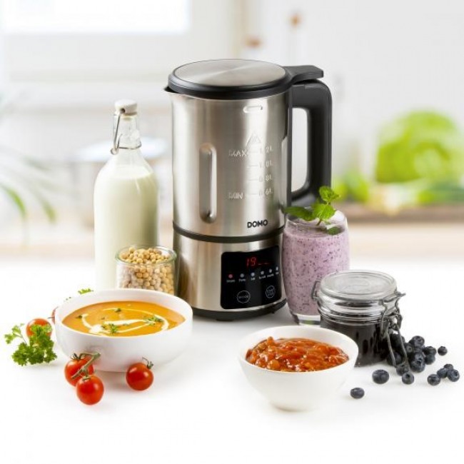 Domo DO727BL soup maker Stainless steel 1.2 L