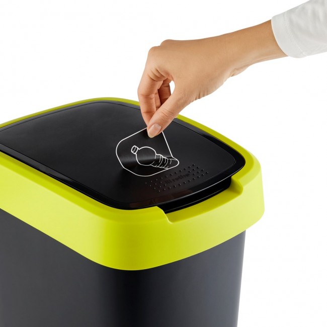 ROTHO Twist Lime - trash bin 50l ROTHO Twist Lime - trash bin 50l