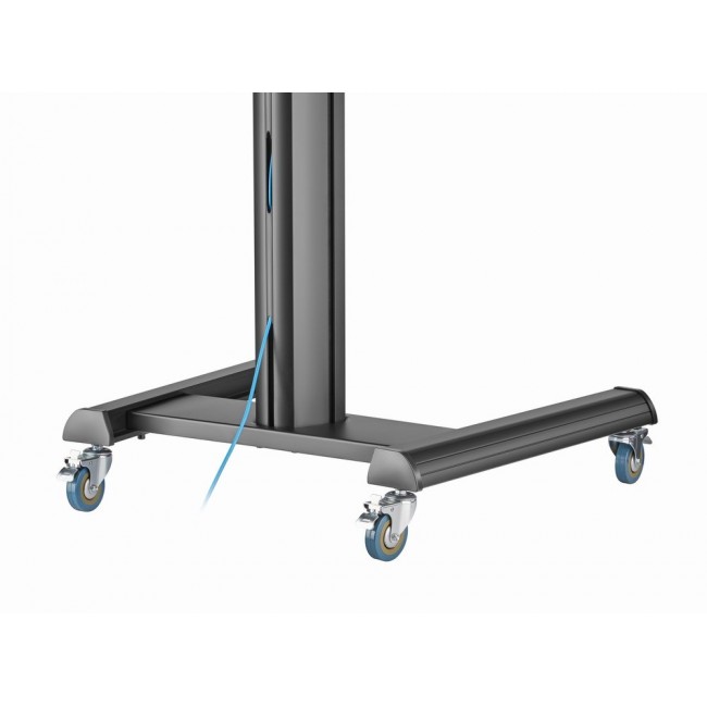 Gembird TVS-70T-02 Aluminum TV floor stand with caster wheels, 37