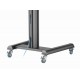 Gembird TVS-70T-02 Aluminum TV floor stand with caster wheels, 37