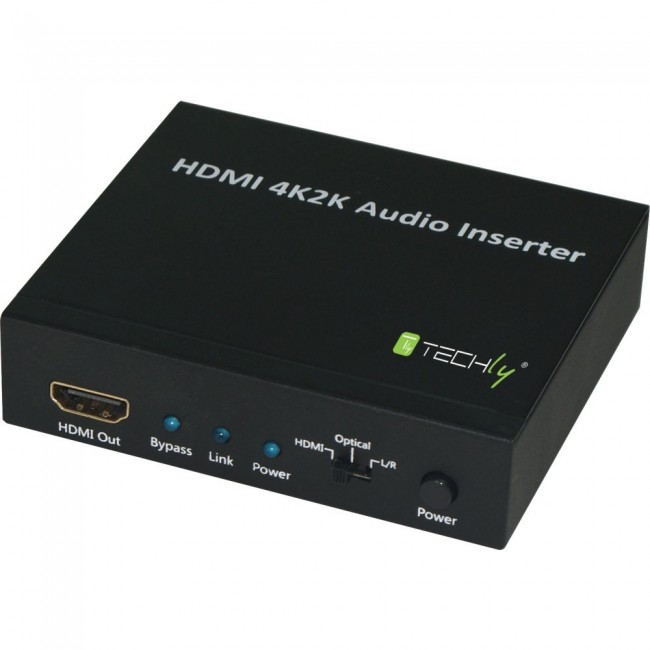 Techly HDMI 4K2K Audio Inserter Techly HDMI 4K2K Audio Inserter
