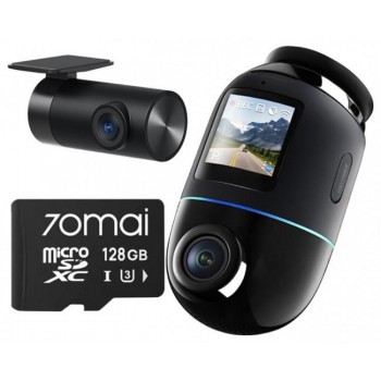 Wideorejestrator 70mai X800 Omni 4K/GPS/WiFi Dual czarny + karta SD 70mai 128GB