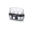 Severin EK 3163 3 egg(s) Black, Stainless steel, Transparent