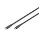 Digitus USB silicone cable, USB 20Gbps, 2m, black Digitus USB silicone cable, USB 20Gbps, 2m, black