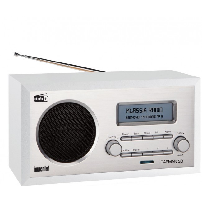 Imperial DABMAN 30 Personal Analog & digital Silver, White Imperial DABMAN 30 Personal Analog & digital Silver, White