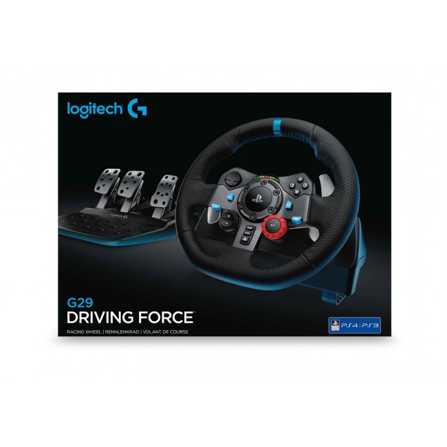 Logitech G G29 Steering wheel + Pedals Playstation 3,PlayStation 4 Analogue USB 2.0 Black Logitech G G29 Steering wheel + Pedals Playstation 3,PlayStation 4 Analogue USB 2.0 Black