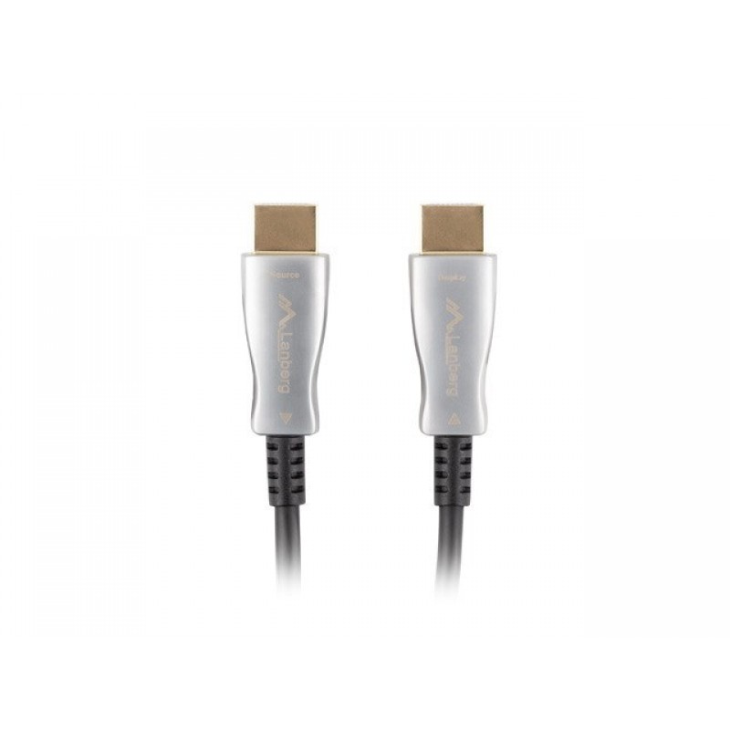 Lanberg CA-HDMI-20FB-0500-BK optical cable HDMI M/M 50m v2.0 4K AOC Lanberg CA-HDMI-20FB-0500-BK optical cable HDMI M/M 50m v2.0 4K AOC