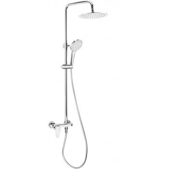 Rain shower with shower faucet