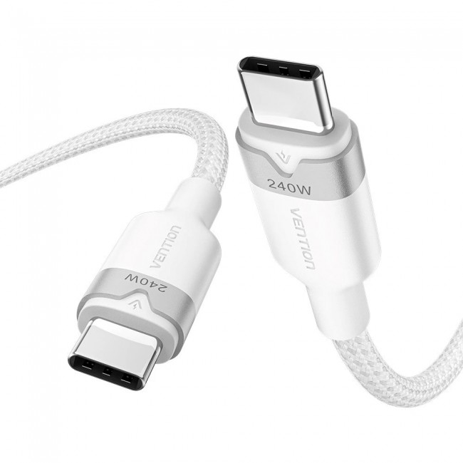 Vention USB 2.0 5A 240W 1m BK USB-C to C cable