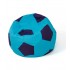 Soccer Sako bag pouffe green-grey L 80 cm