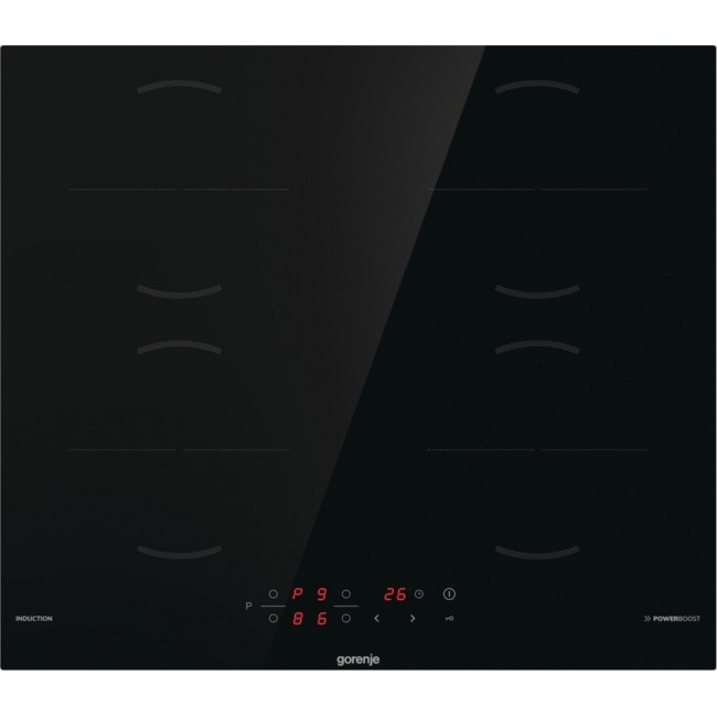 Gorenje GI6401BSCE Black Built-in 59 cm Zone induction hob 4 zone(s)