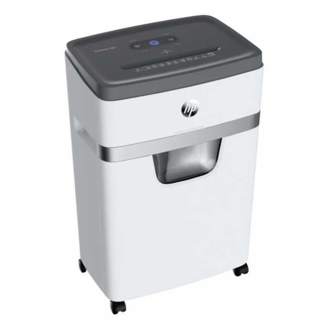 HP OneShred 18CC paper shredder Particle-cut shredding 65 dB 22 cm White, Black