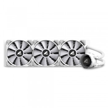 Sharkoon S90 Processor All-in-one liquid cooler 12 cm White 1 pc(s)