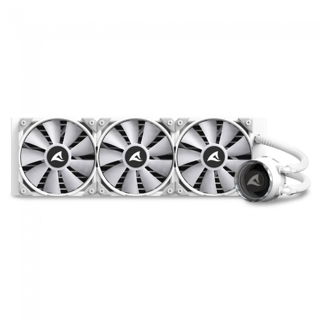 Sharkoon S90 Processor All-in-one liquid cooler 12 cm White 1 pc(s)