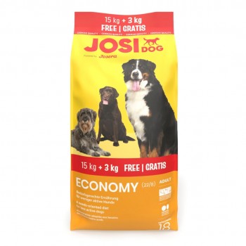 JOSERA JosiDog Economy dry dog food 15kg + 3kg