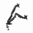 Gembird MA-DA2U-01 Adjustable desk 2-display mounting arm with USB ports, 17 -32 , black