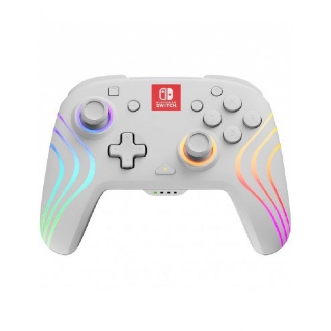 PDP Afterglow Wave White Gamepad Analogue / Digital Nintendo Switch, Nintendo Switch OLED