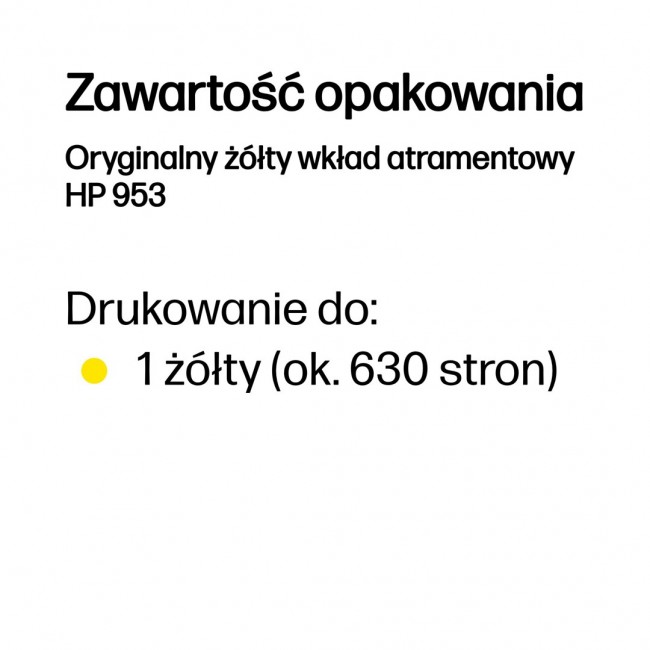 HP 953 Yellow Original Ink Cartridge