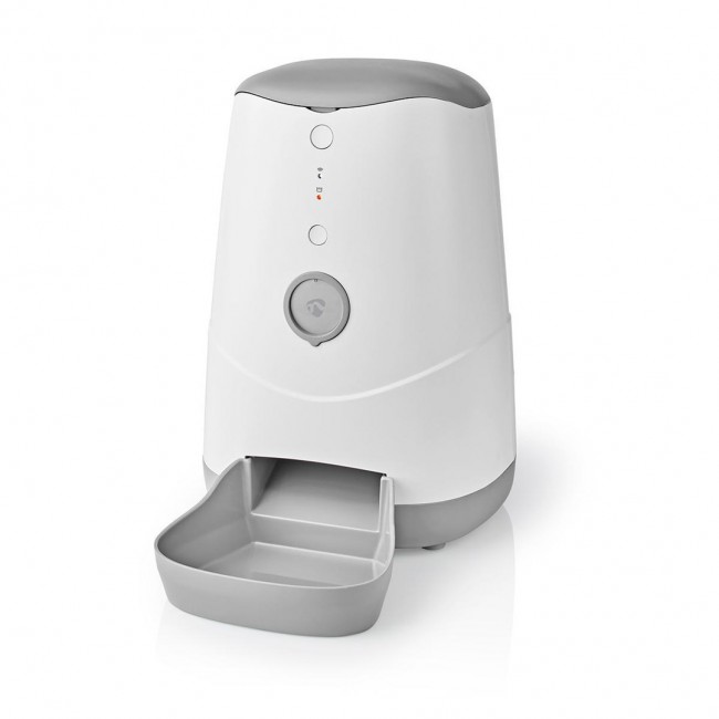 Nedis WIFIPET10CWT dog/cat feeder/waterer Grey, White Cat (animal) / Dog