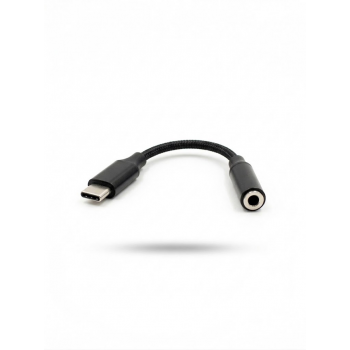 Vakoss TC-5681 Headphone Adapter (USB-C to 3.5mm Mini-Jack) Black