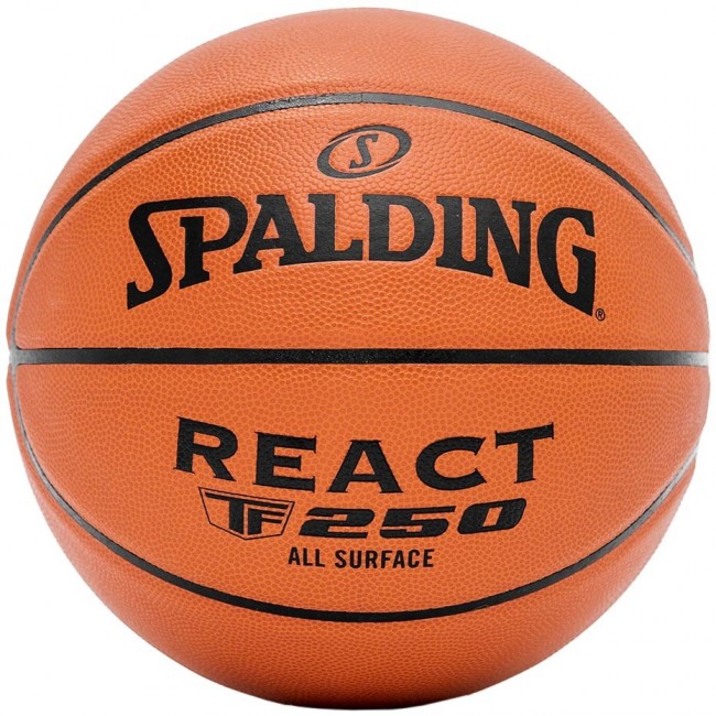 Basketball Spalding React TF-250 size M. 5 Brown 76803Z 5 Basketball Spalding React TF-250 size M. 5 Brown 76803Z 5