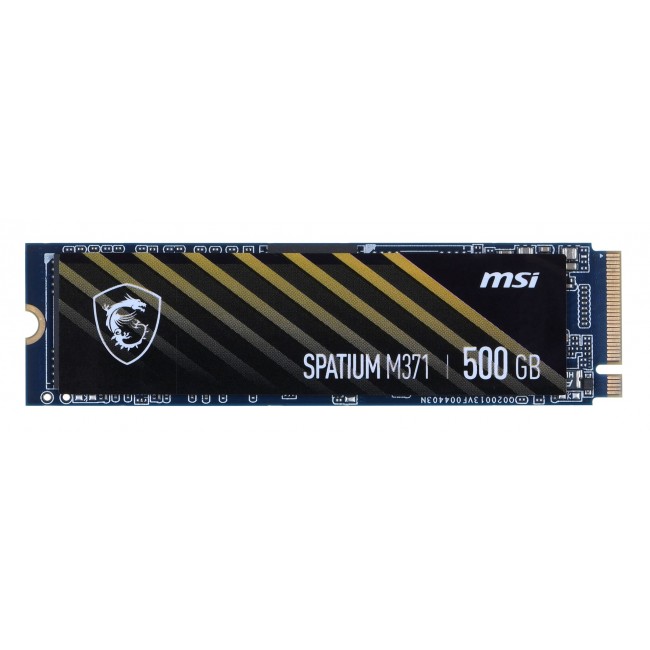 MSI SPATIUM M371 NVME M.2 internal solid state drive 500 GB PCI Express 3.0 MSI SPATIUM M371 NVME M.2 internal solid state drive 500 GB PCI Express 3.0