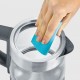 Severin WK 3473 electric kettle 1 L 2200 W Stainless steel, Transparent